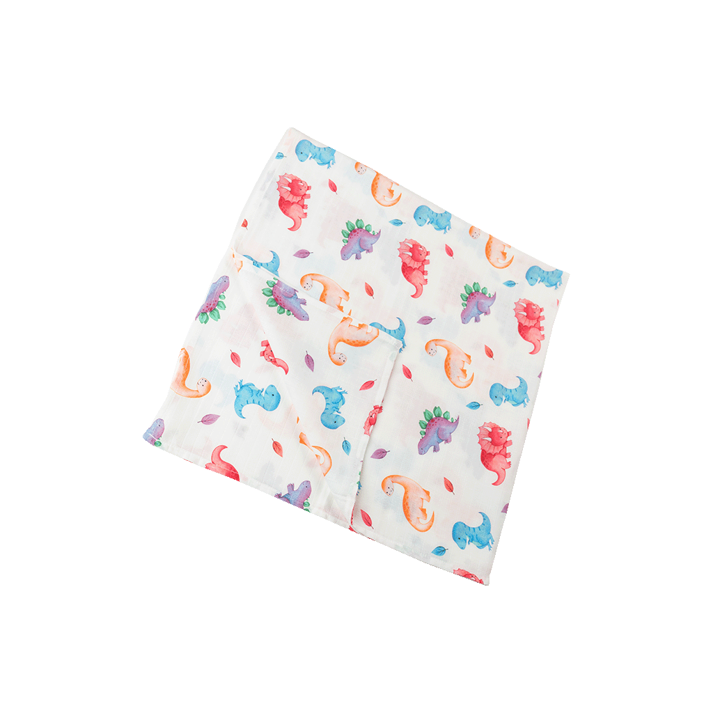 premium muslin swaddle dino world