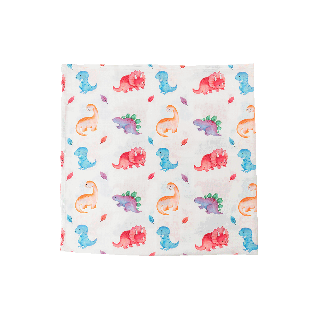 premium muslin swaddle dino world