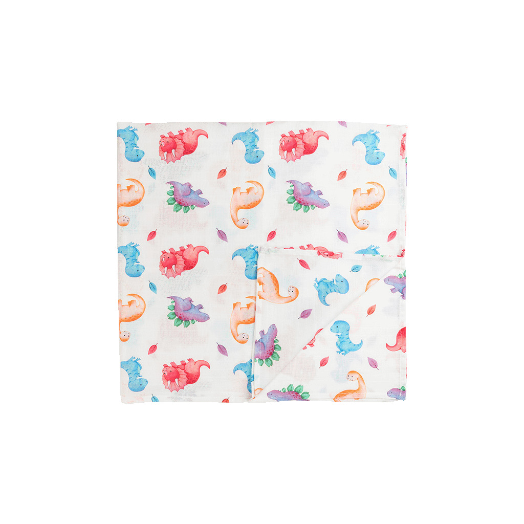 premium muslin swaddle dino world