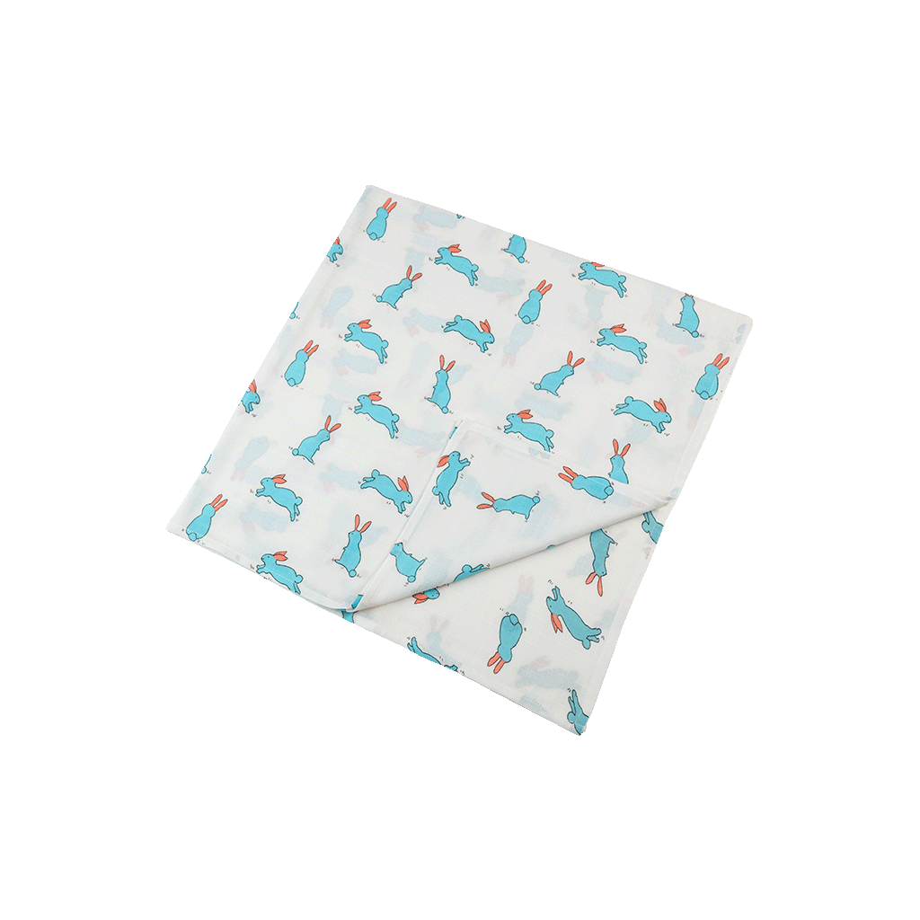 muslin swaddle hunny bunny