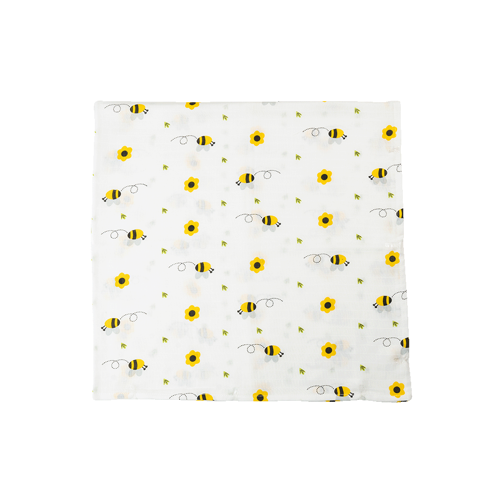 Muslin Swaddle - Bee Garden