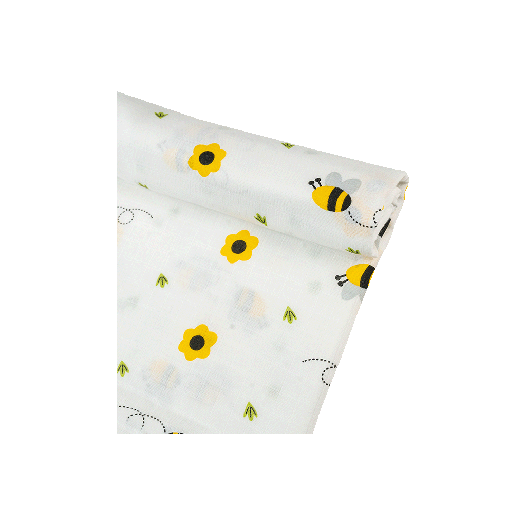 Muslin Swaddle - Bee Garden