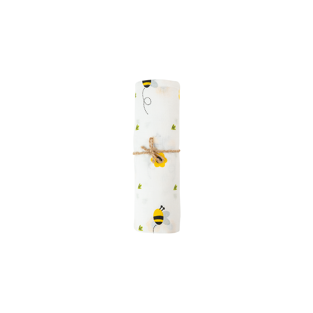 Muslin Swaddle - Bee Garden