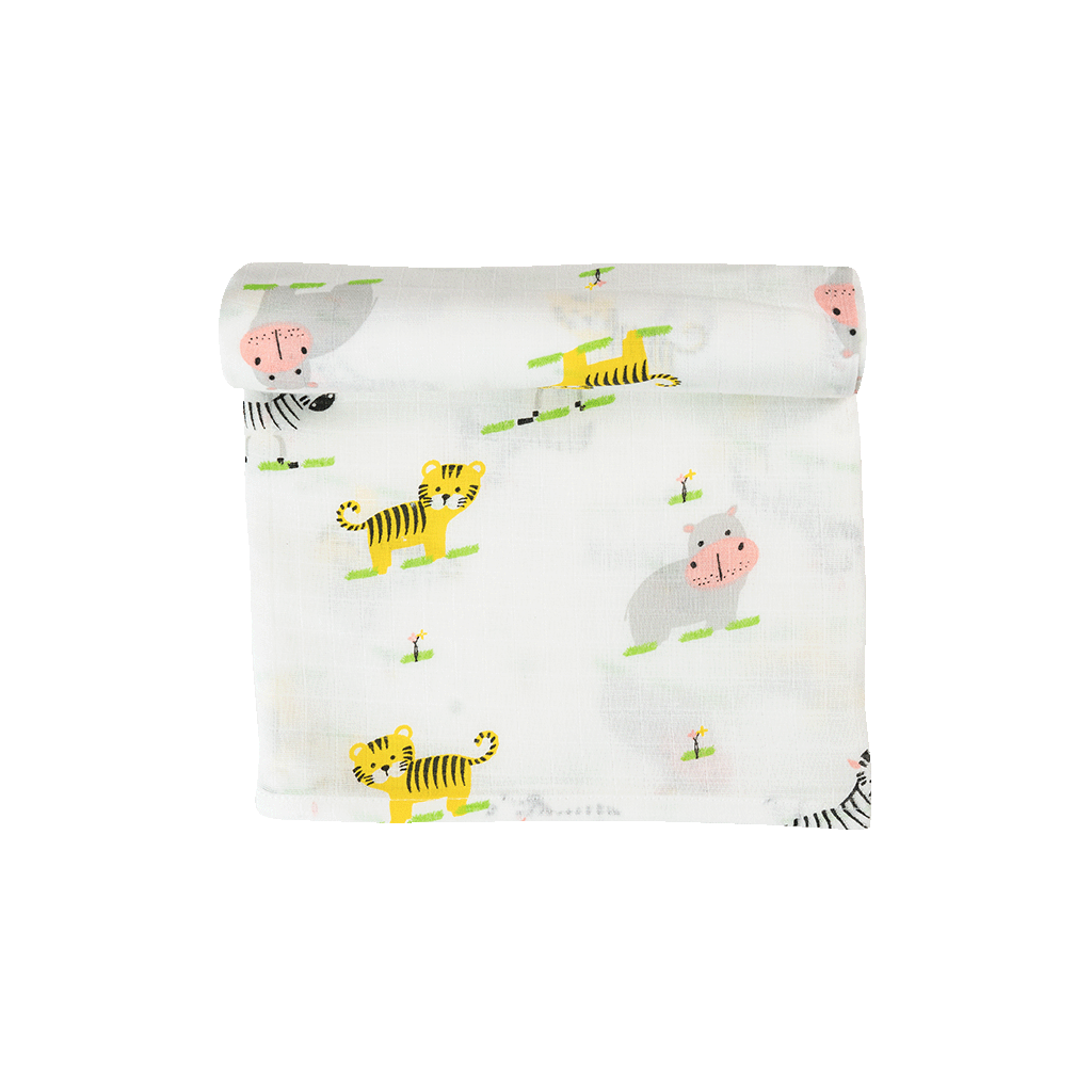 Muslin Swaddle - Baby Animals