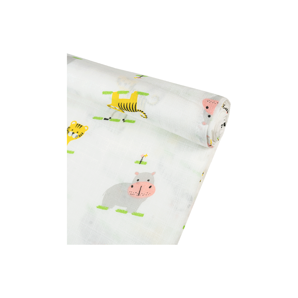 Muslin Swaddle - Baby Animals