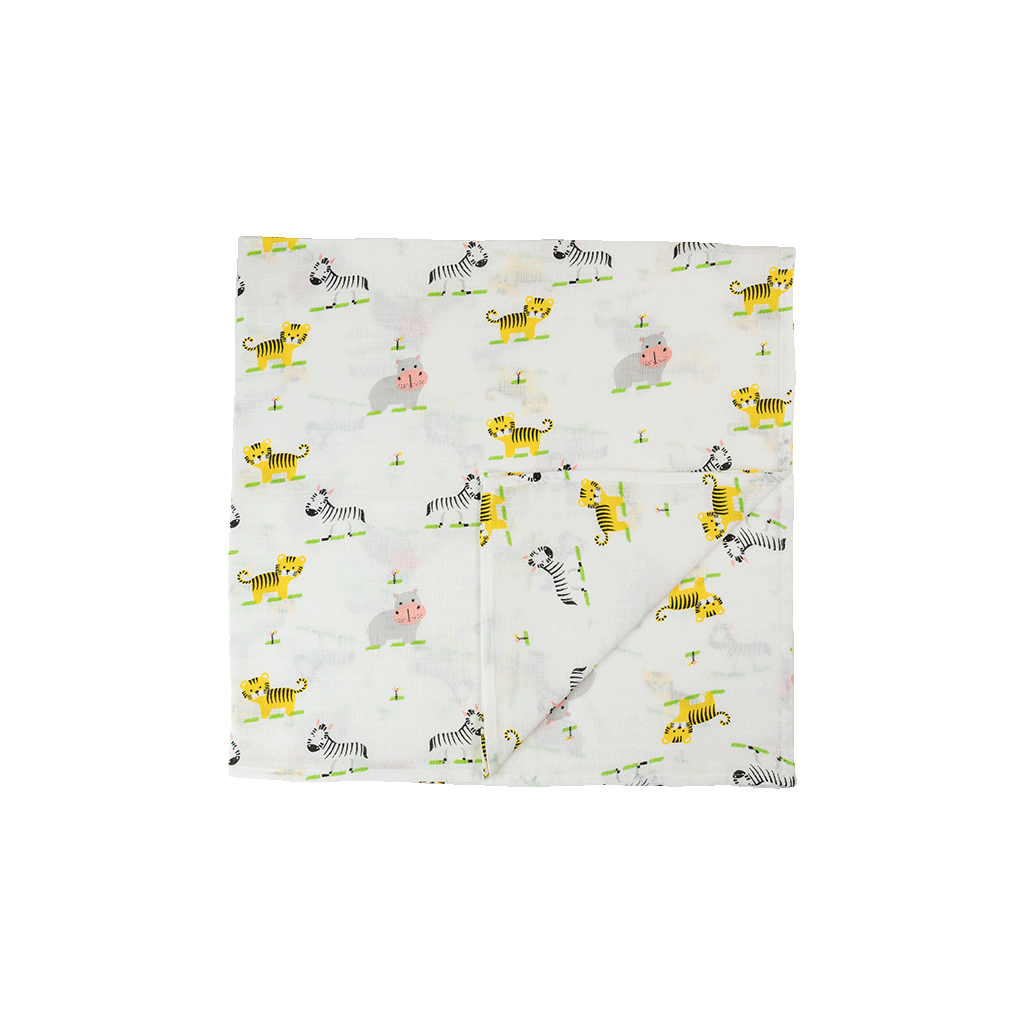 Muslin Swaddle - Baby Animals