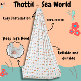 Pure Cotton Sleep Safe Thottil - Sea World