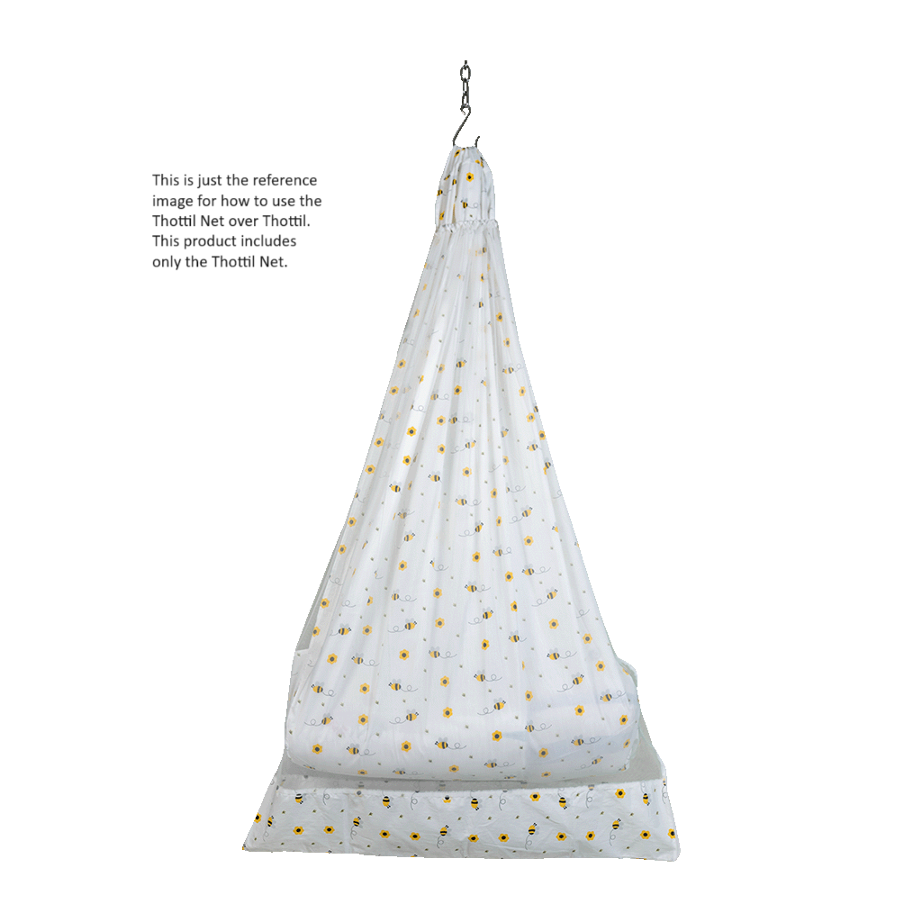 Thottil Mosquito Net Bee Garden Antling Curated Mom Baby Store