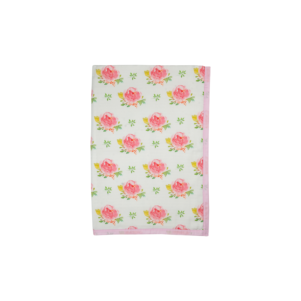 toddler blanket rose garden