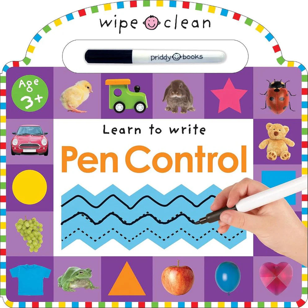 Learn To Write Pen Control Wipe Clean - Activity Book