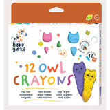 Avenir Haku Yoka Crayons - 12 Colours