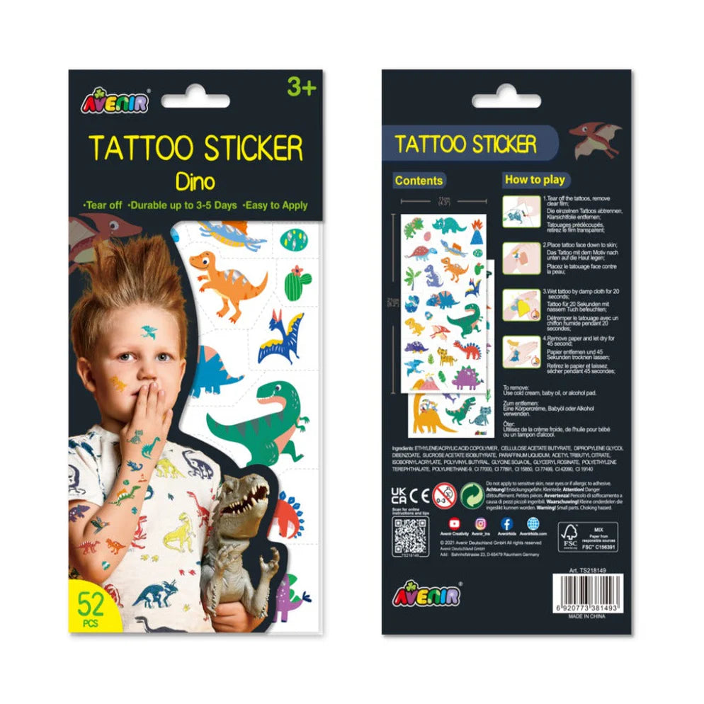 Avenir Tattoo Sticker