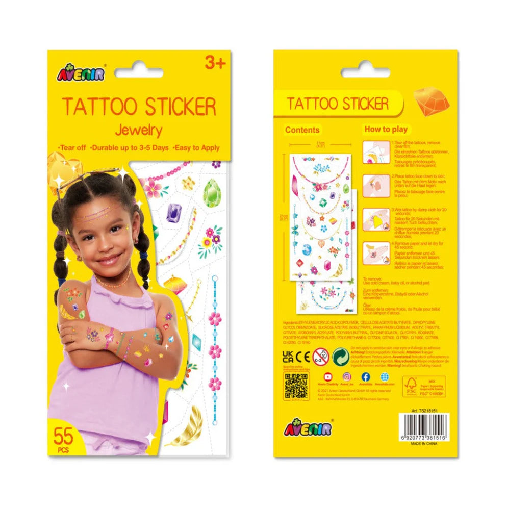 Avenir Tattoo Sticker