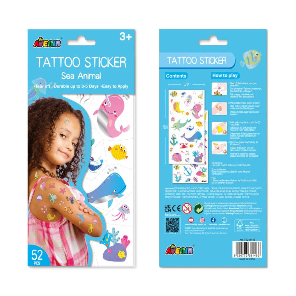 Avenir Tattoo Sticker
