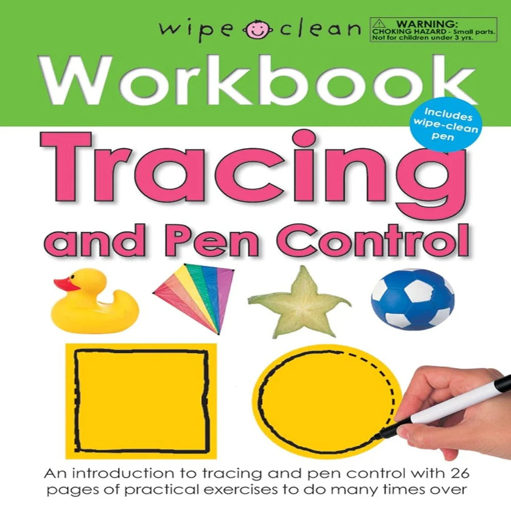 Wipe Clean Workbook Tracing And Pen Control - Activity Book