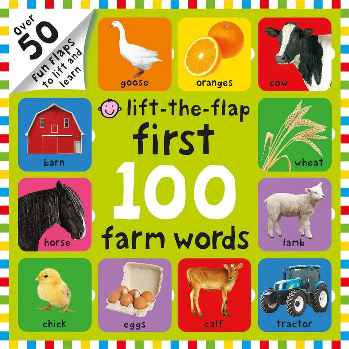 First 100 Farm Words Lift The Flap - Board Book
