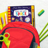 Blast Off Into Space - Magic Water Colouring Book