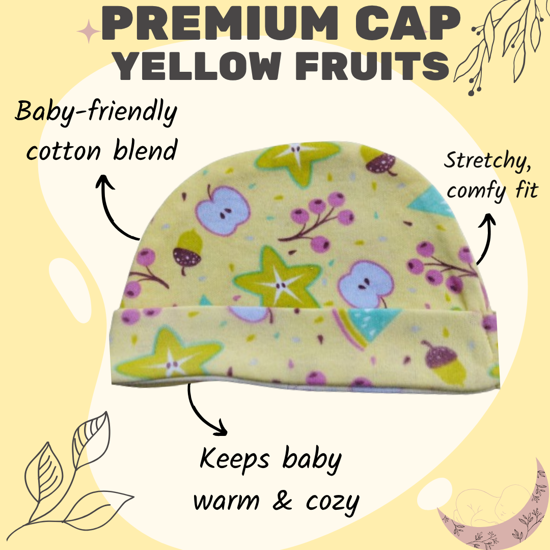 Cap - Yellow Fruits