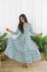 Anarkali Maxi - Cherry Blossom