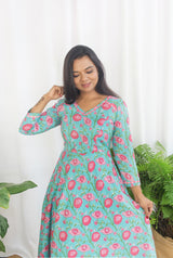 Anarkali Maxi - Cherry Blossom