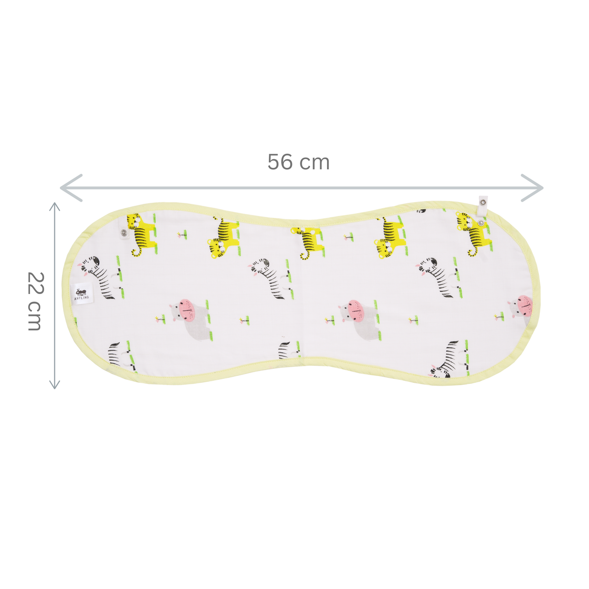 Muslin Burp Cloth - Baby Animals