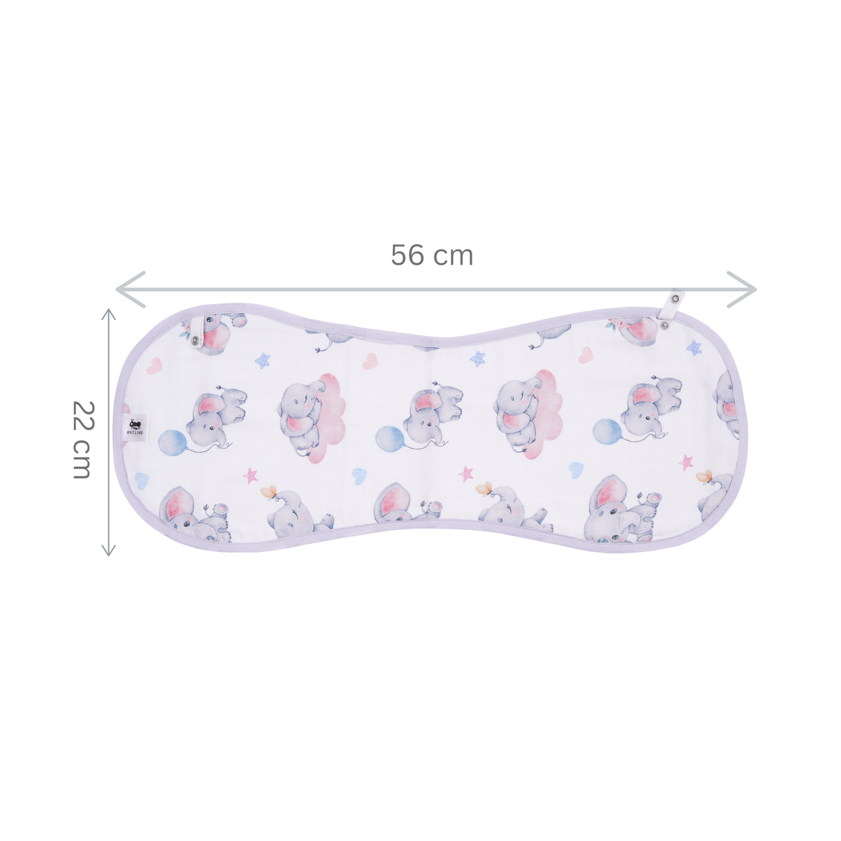 Premium Muslin Burp Cloth - Elephant Dreams