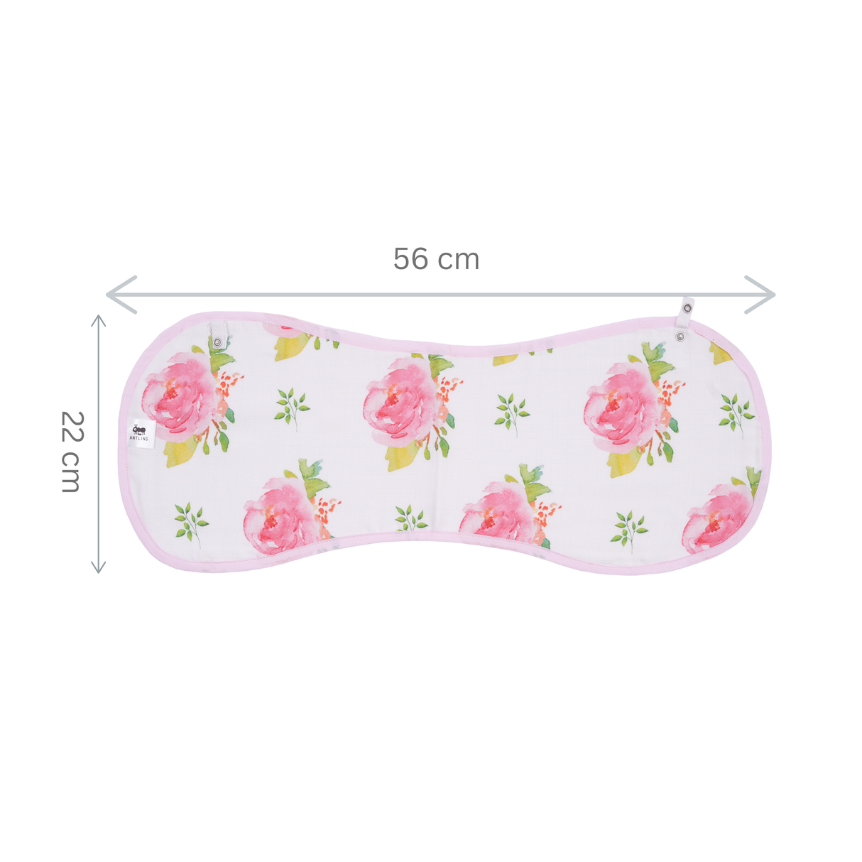 Premium Muslin Burp cloth - Rose Garden