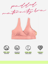 Padded Maternity Bra - Solid Colors