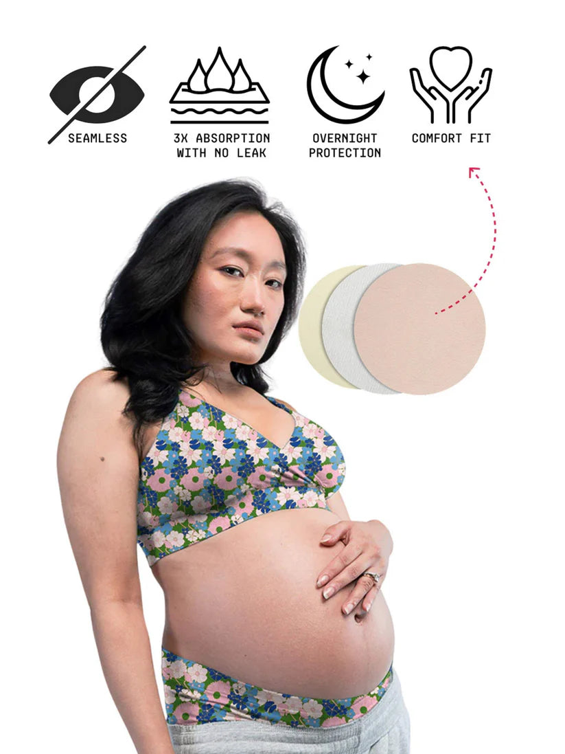 Maternity Lounge Bra - Leak Proof Pads