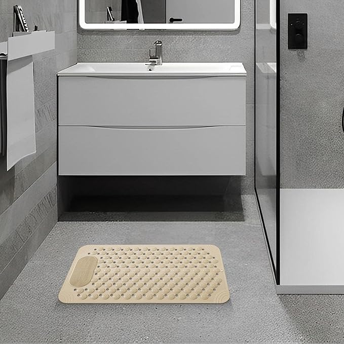 Anti Slip Bathroom Mat for Pregnant Moms and Kids | Rectangle