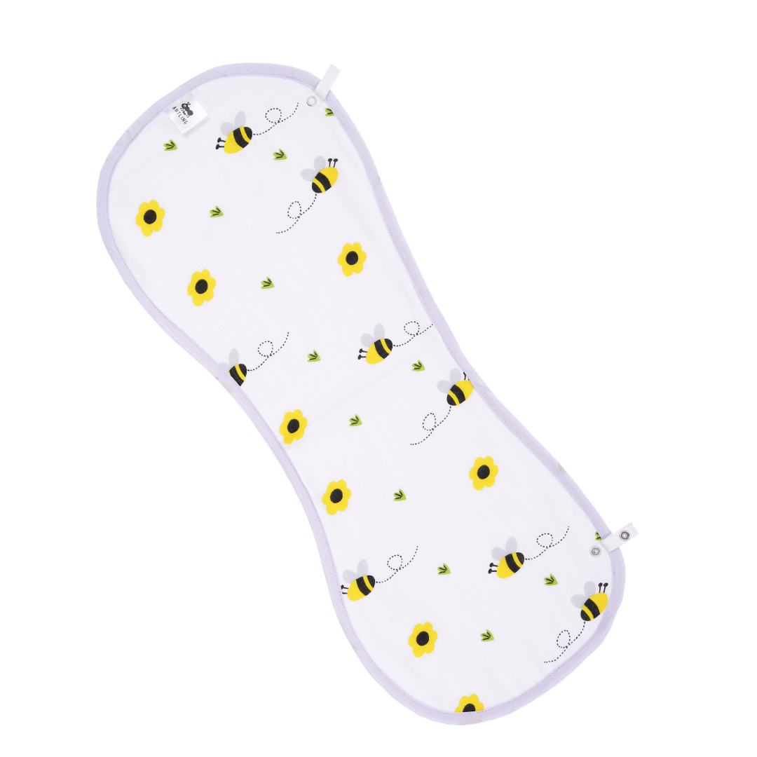 Muslin Burp Cloth - Bee Garden