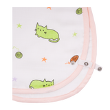Muslin Burp Cloth - Cute Kitty