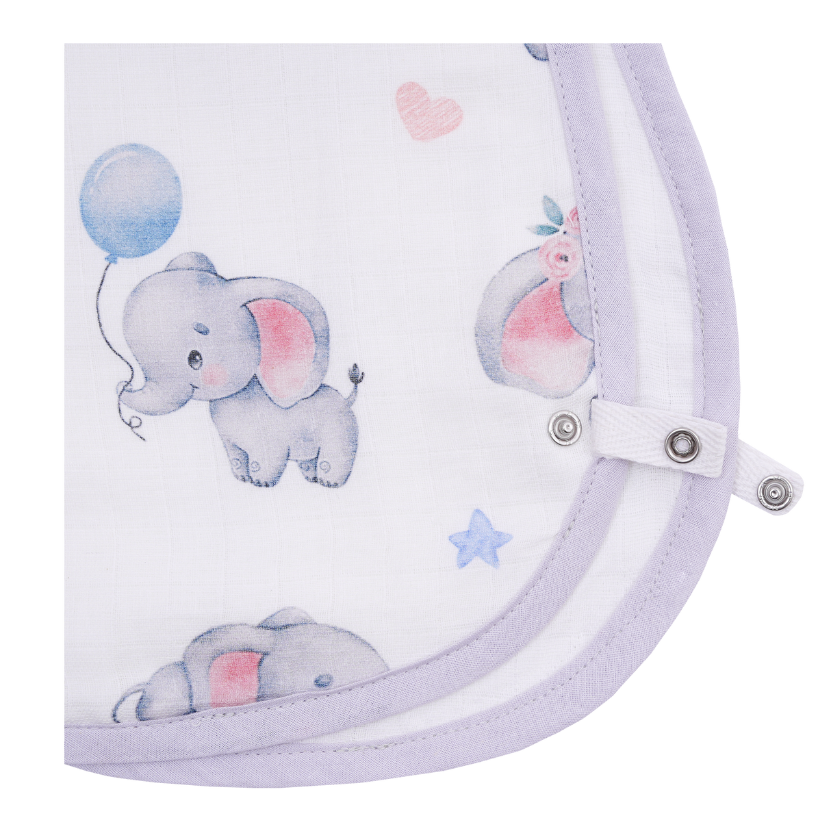 Premium Muslin Burp Cloth - Elephant Dreams