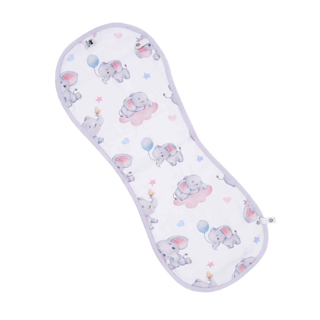Premium Muslin Burp Cloth - Elephant Dreams
