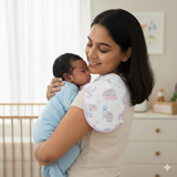 Premium Muslin Burp Cloth - Elephant Dreams