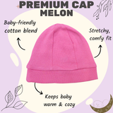 Premium Baby Cap - Melon