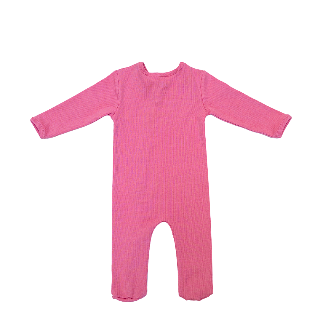 Premium Footed Rompers - Melon