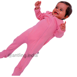 Premium Footed Rompers - Melon