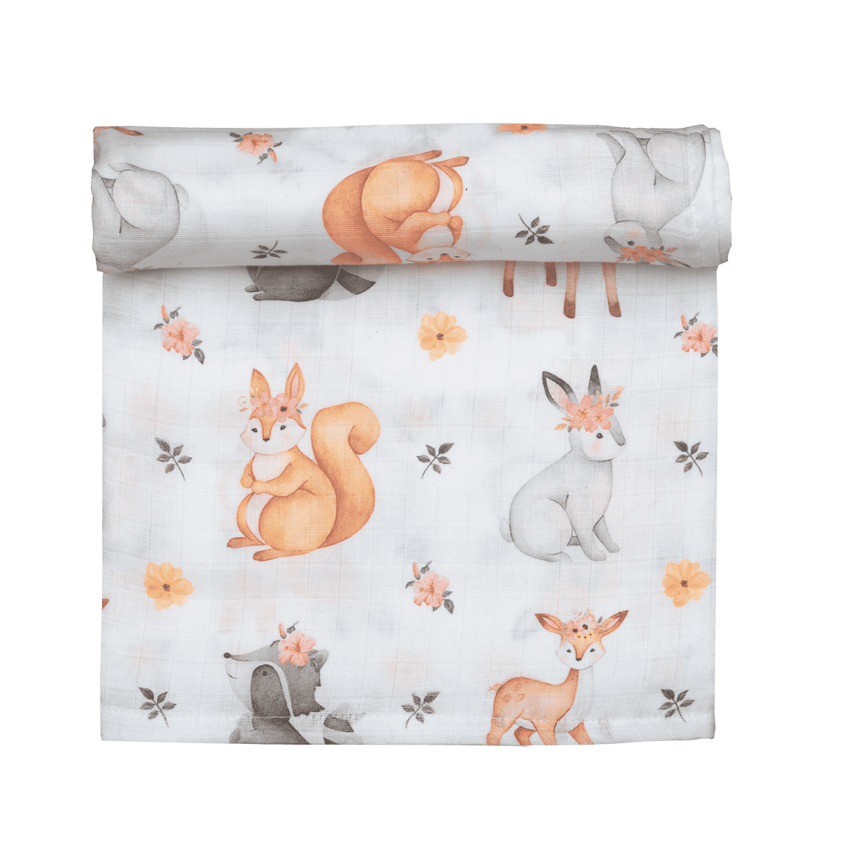 Premium Muslin Baby Bath Towel - Enchanted Woods