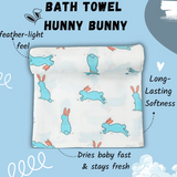 Muslin Baby Bath Towel - Hunny Bunny