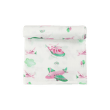 baby bath towel over the sky