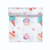 Premium Muslin Baby Bath Towel - Yummy Dessert