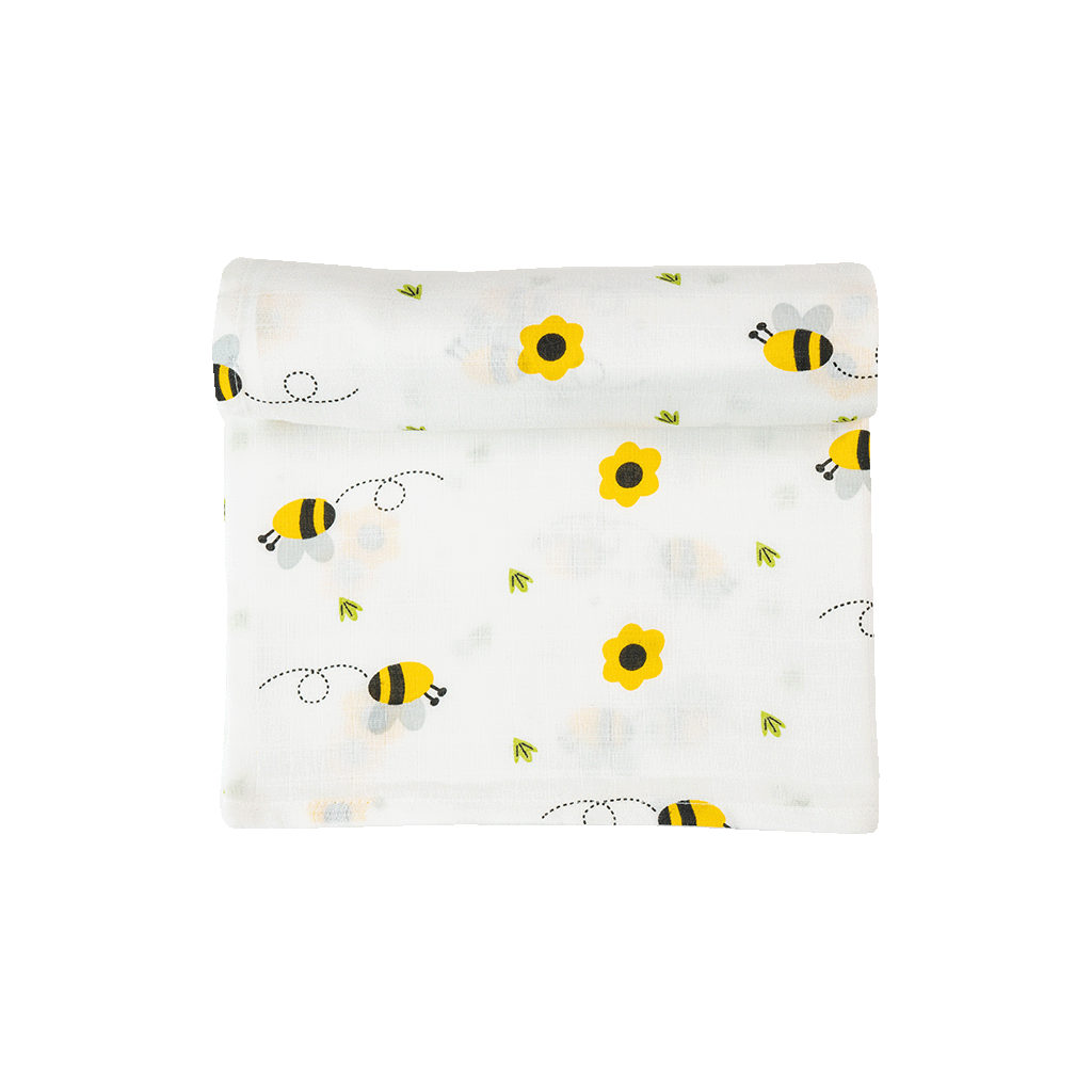 Baby Bath Towel - Bee Garden