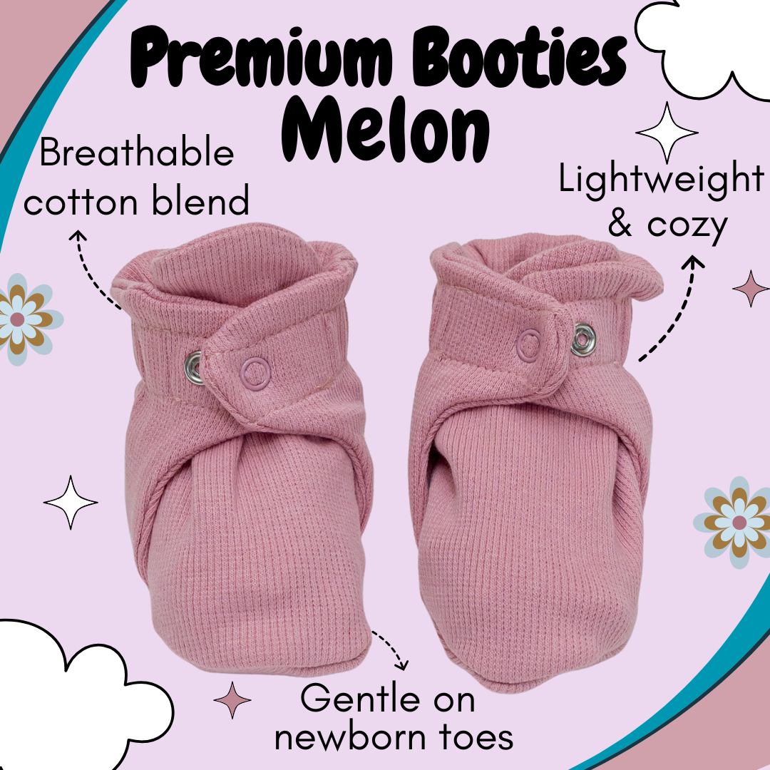 Premium Booties - Melon