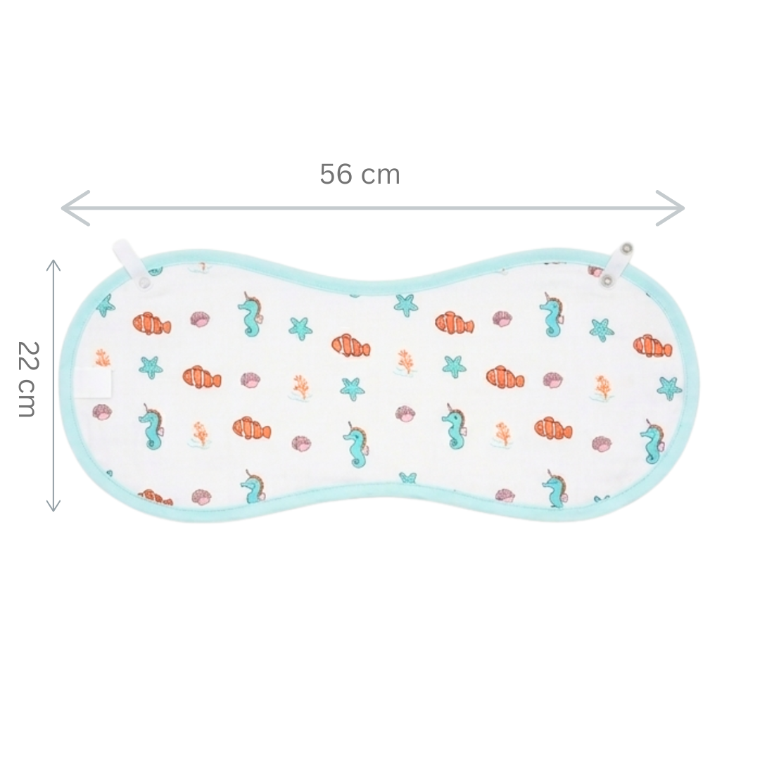 Muslin Burp Cloth - Sea World