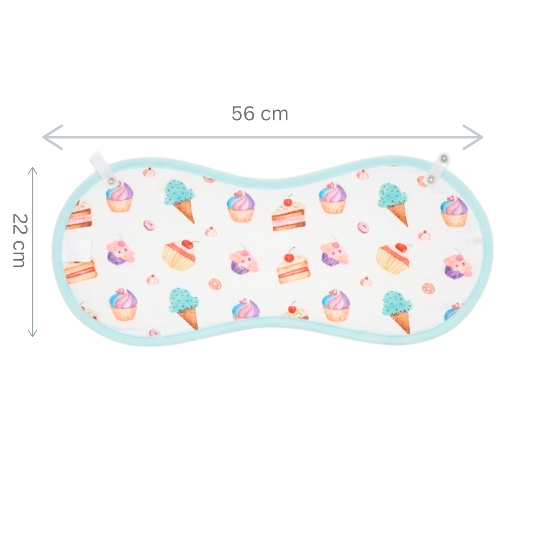 Premium Muslin Burp Cloth - Yummy Dessert
