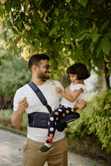 Baby Carrier with Hip Seat and InBuilt Mini Diaper Bag