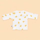 Fleece Cotton Baby Boy & Girls Sweater | Cardigan - Duckling