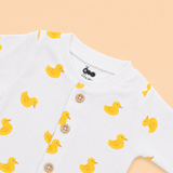 Fleece Cotton Baby Boy & Girls Sweater | Cardigan - Duckling