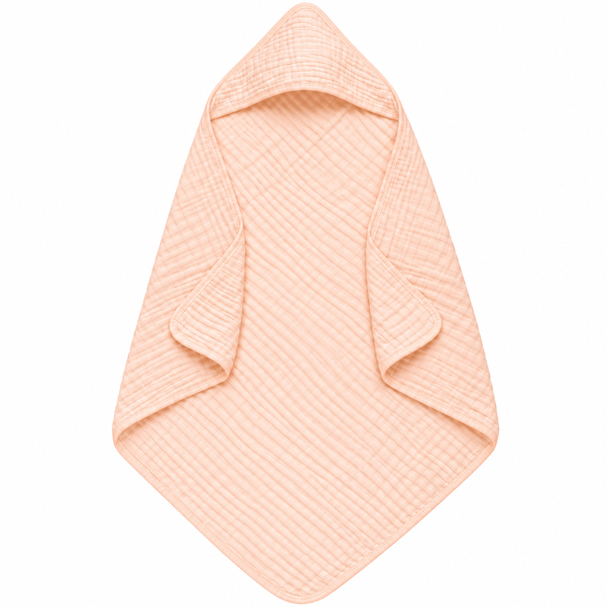 Premium Crinkled Muslin Hodded Towel